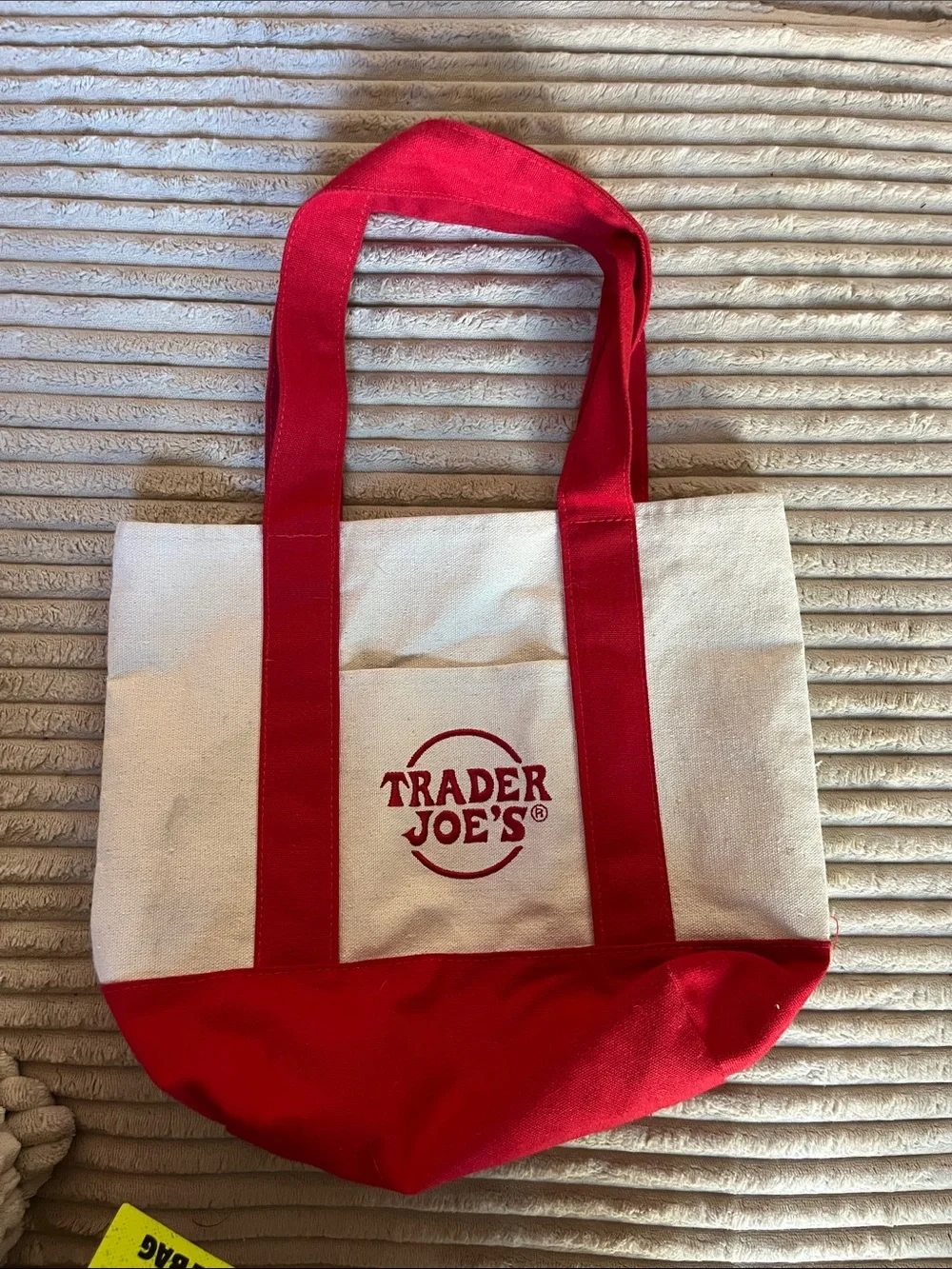 Trader Joe's Tote Bags - Black, Red & Purple! Can get all three or separate.